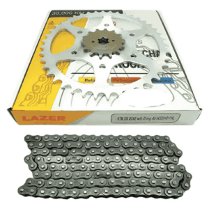Kir Lazer Corona + Piñon + Cadena KTM 200 Duke 42-14/520HO-114L