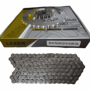Kit Lazer Corona + Piñon + Cadena Bajaj Pulsar 220 36-14/520H-104L