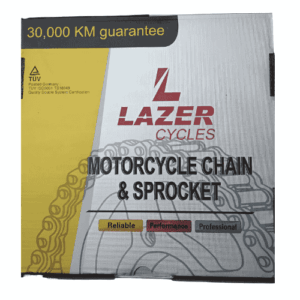 Kit Lazer Corona + Piñon + Cadena Gilera Smash Guerrero Motomel 110 36T/15T 428Hx110L