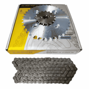 Kit Lazer Corona + Piñon + Cadena Honda Wave 110 37-15/428-104L