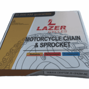Kit Lazer Corona + Piñon + Cadena Yamaha Crypton 35-15/428H-98L