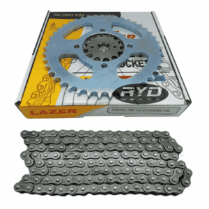 Kit Lazer Corona + Piñon + Cadena Yamaha YBR 125 43-14/428H-118L