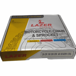 Kit Lazer Corona + Piñon + Cadena Zanella ZR 150-200-250 50/17 428Hx136L